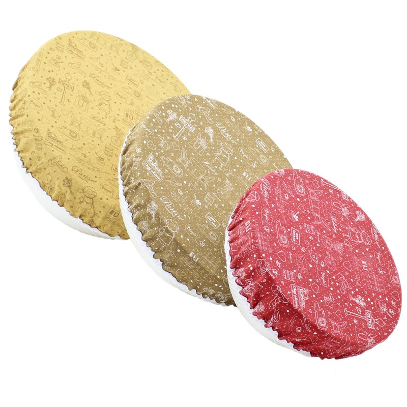 Zoie + Chloe Reusable 100% Cotton Fabric Bowl Covers - 3 Pack - Image 1